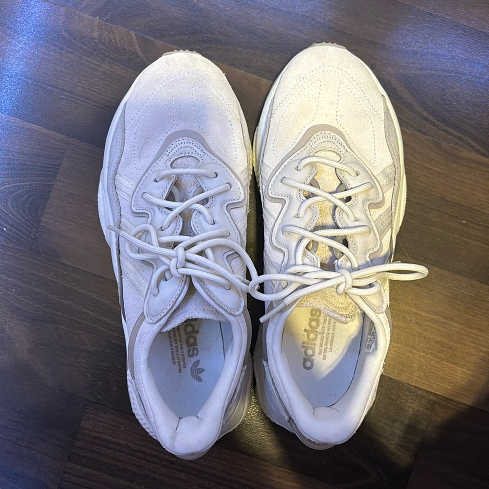 Beige Ozweego Adidas Shoes
